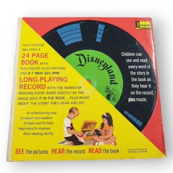 A Disneyland Record And Book Walt Disney's Story Of Mickey Mouse, Brave Little - Picture 2 of 6